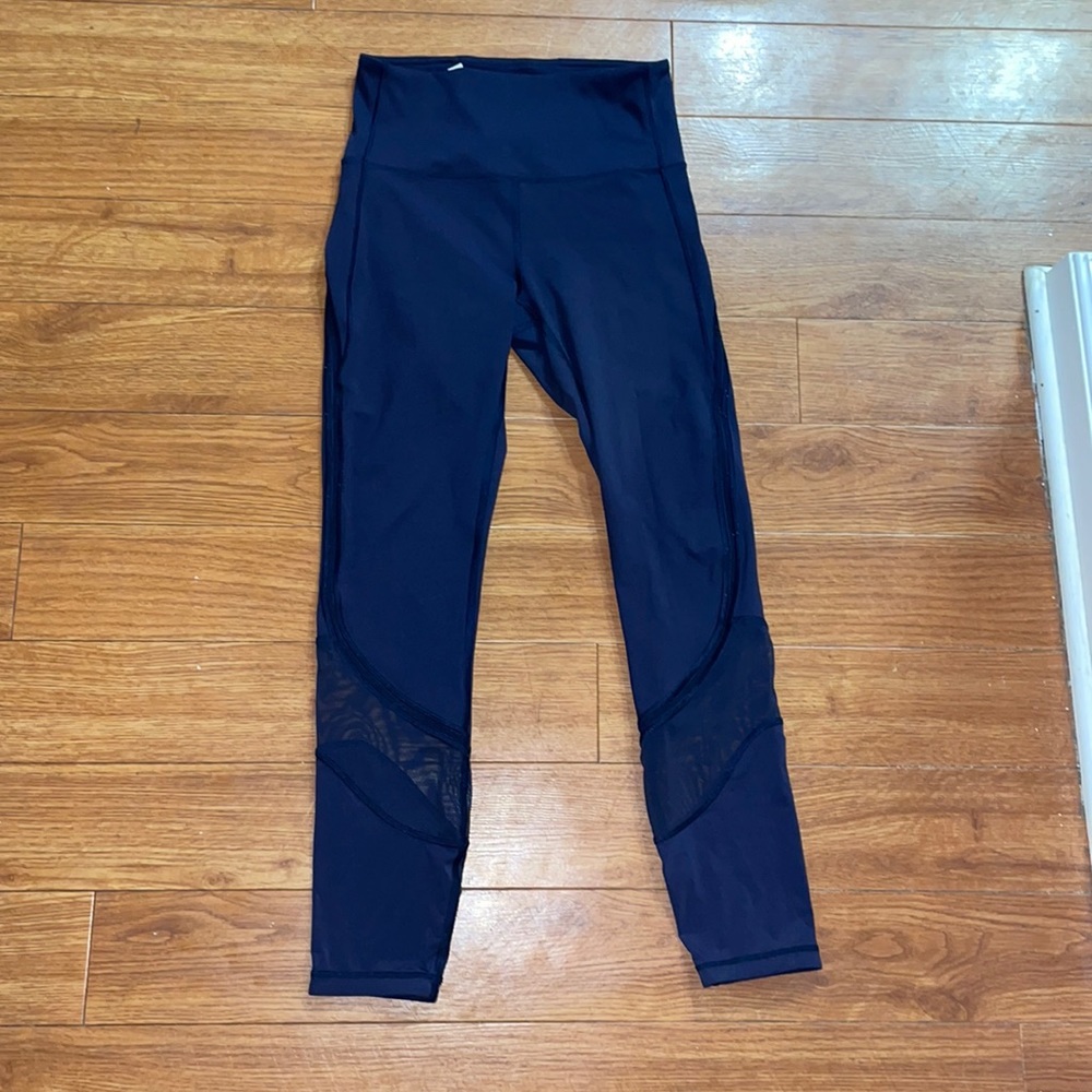 Blue Lululemon leggings